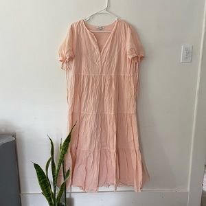 Madewell Swiss dot cotton midi dress